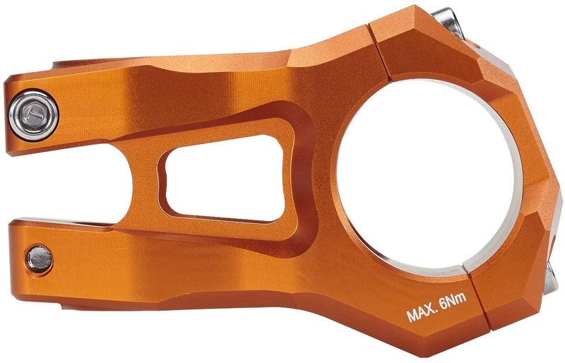 Funn Strippa EVO MTB Stem, Bar Clamp 35mm (Length 45mm, Blue) - Image 2